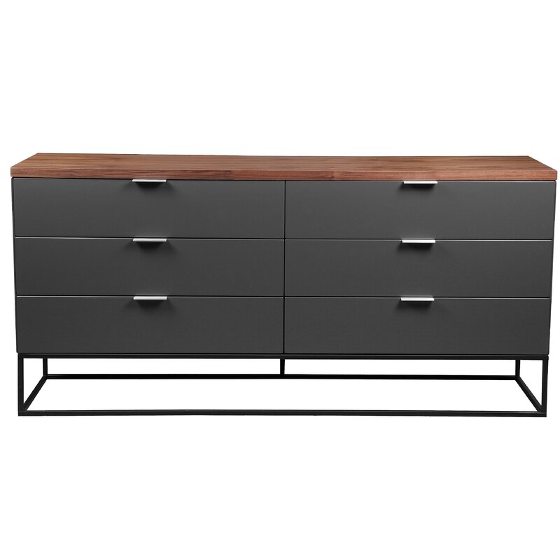 Amanda 6 Drawer Double Dresser AllModern